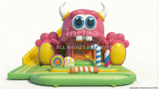 Dmuchana Zjeżdżalnia Połykacz Potwory