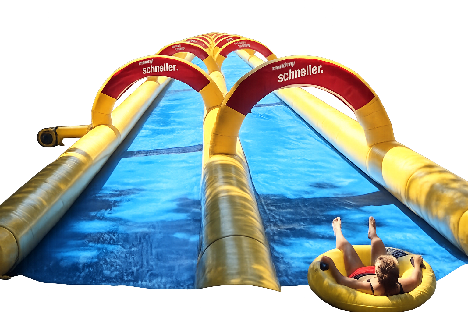 Dmuchane zjeżdżalnie WODNE